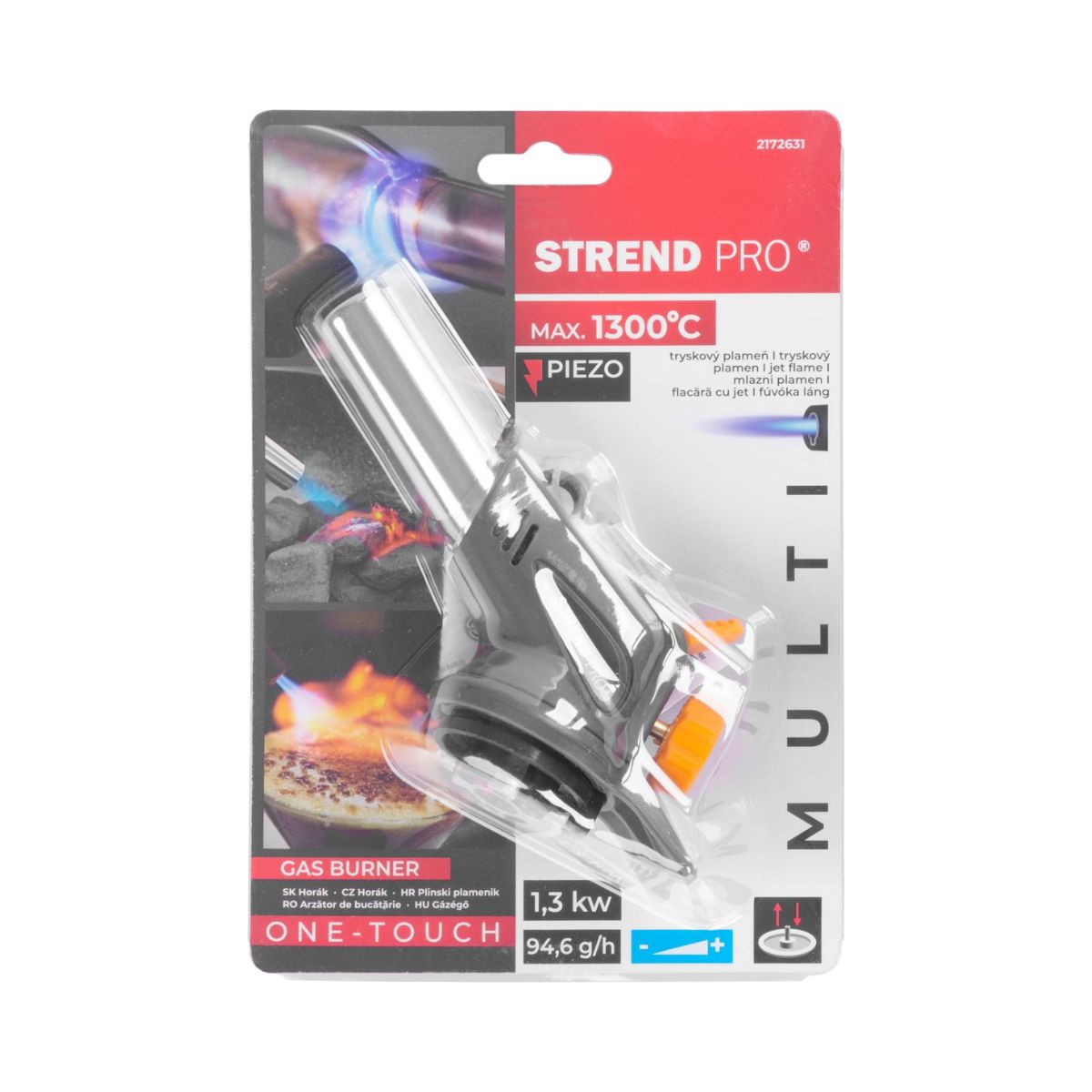 Arzator  pe gaz cu aprindere piezo-electrica Strend Pro 8812D, 4, hectarul.ro
