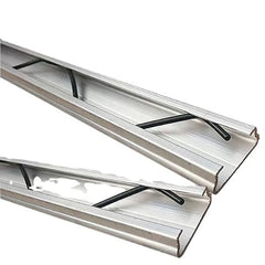 Bagheta metalica pentru prinderea foliei de solar, 2,4 metri, cu sarma plastifiata, set 10+12 (24 ML)