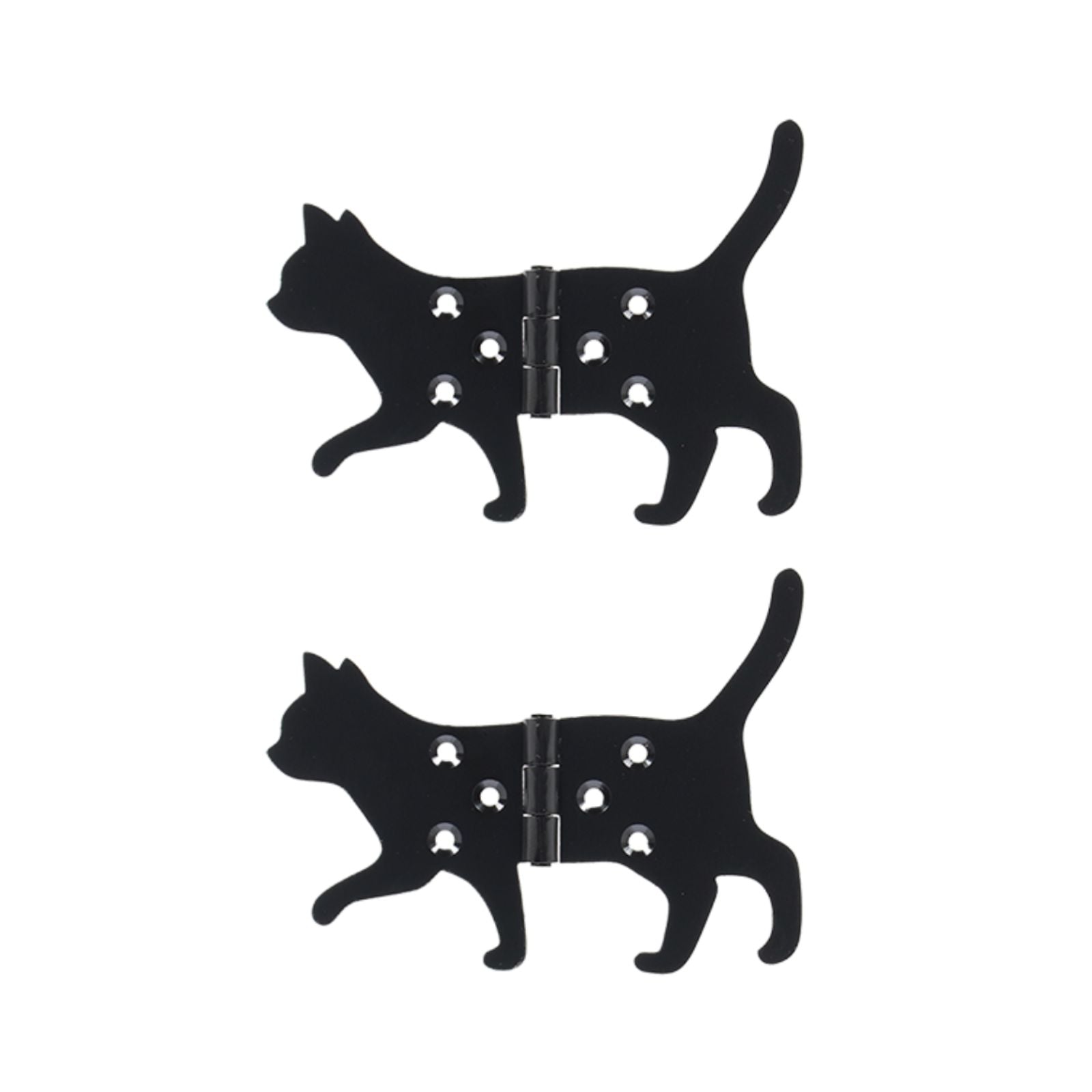 Balamale set 2 bucati dreapta negre din fier Cat Esschert Design, 1, hectarul.ro