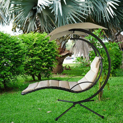 Balansoar tip fotoliu, crem, max 120 kg, 200x116x205 cm, Monaco