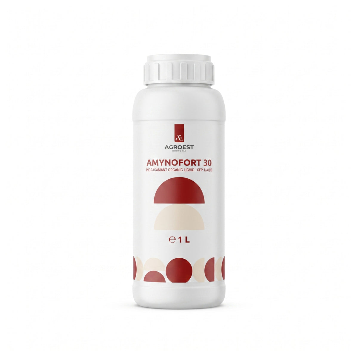 Biostimulator AMYNOFORT 30 1 L cu 30% aminoacizi liberi pentru creșterea plantelor și refacerea după stres