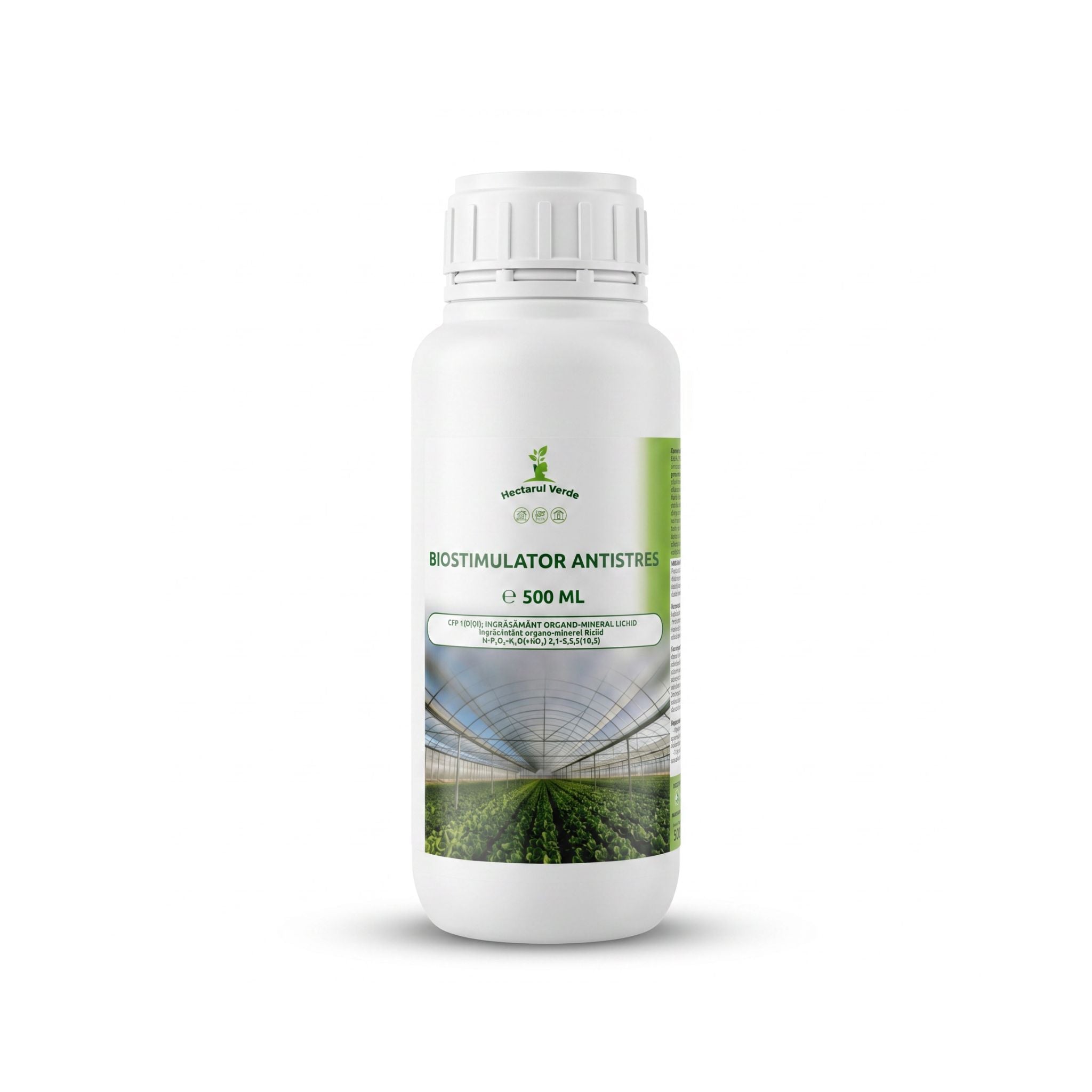 Biostimulator antistres Hectarul Verde 500 ml cu alge marine și aminoacizi pentru plante stresate de secetă sau transplantare, 1, hectarul.ro