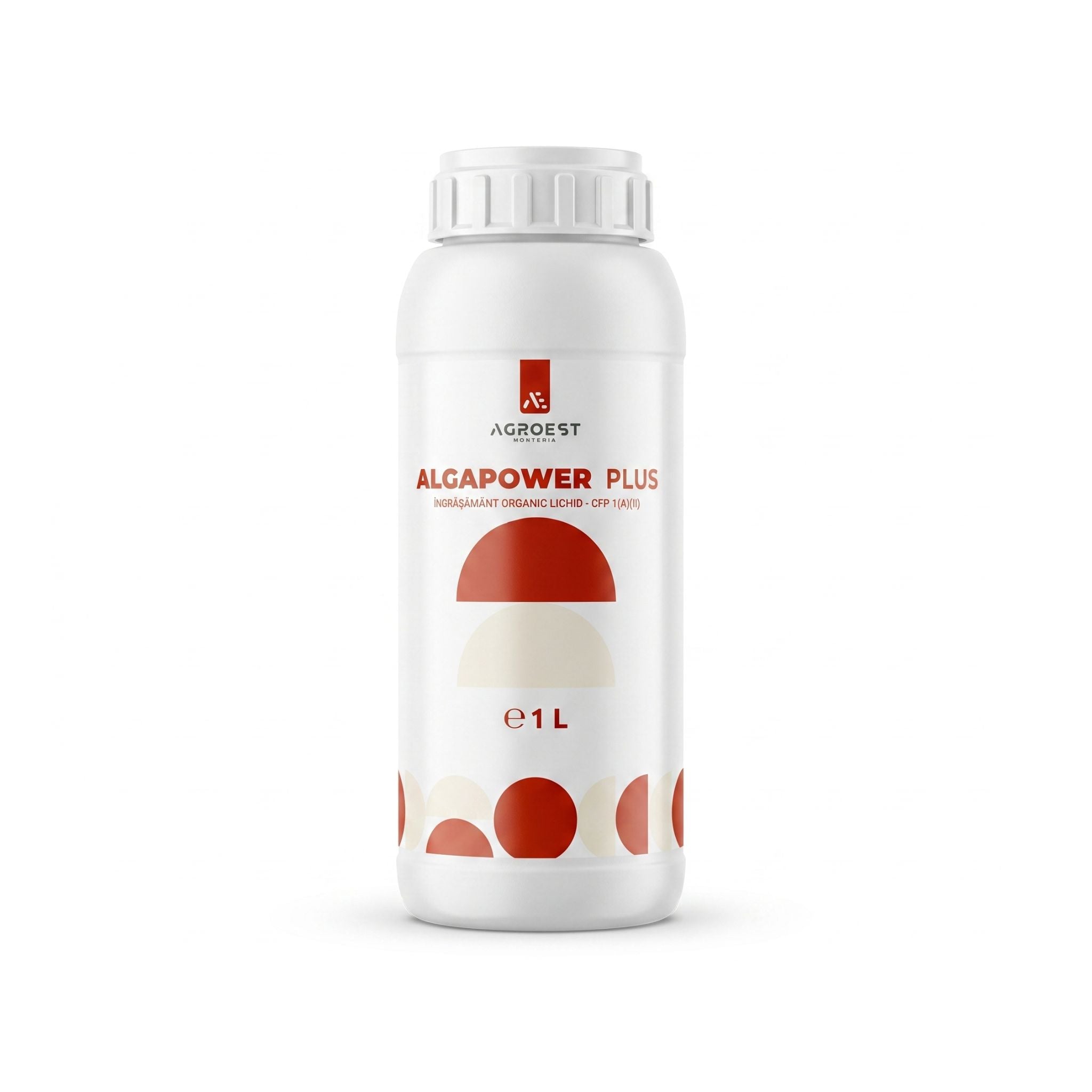 Biostimulator organic ALGAPOWER PLUS 1 L cu aminoacizi, extract de alge Ascophyllum nodosum și humat de potasiu pentru creșterea plantelor, 1, hectarul.ro