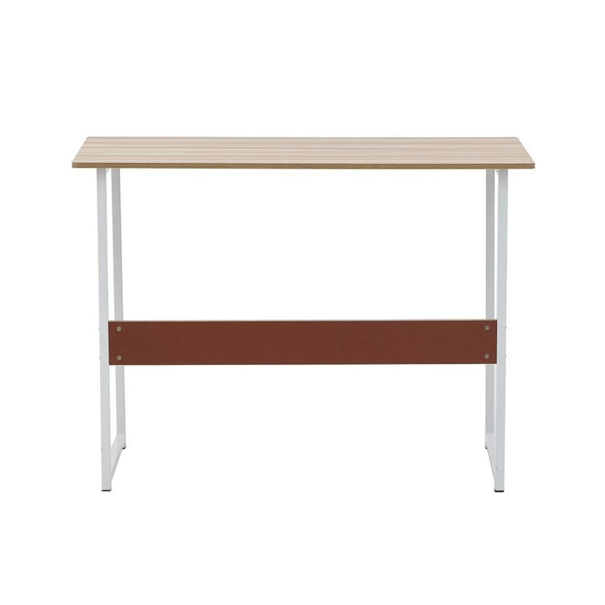 Birou maro / alb din lemn si metal 100x48x73 cm