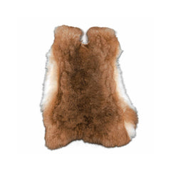 Blana naturala de iepure, 50x40 cm model Vulpe