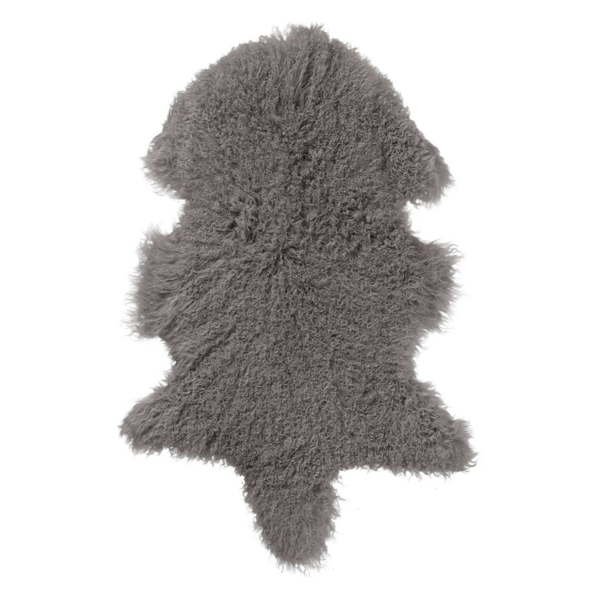 Blana naturala de oaie Tibetana, 90x110 cm, culoare taupe, 1, hectarul.ro