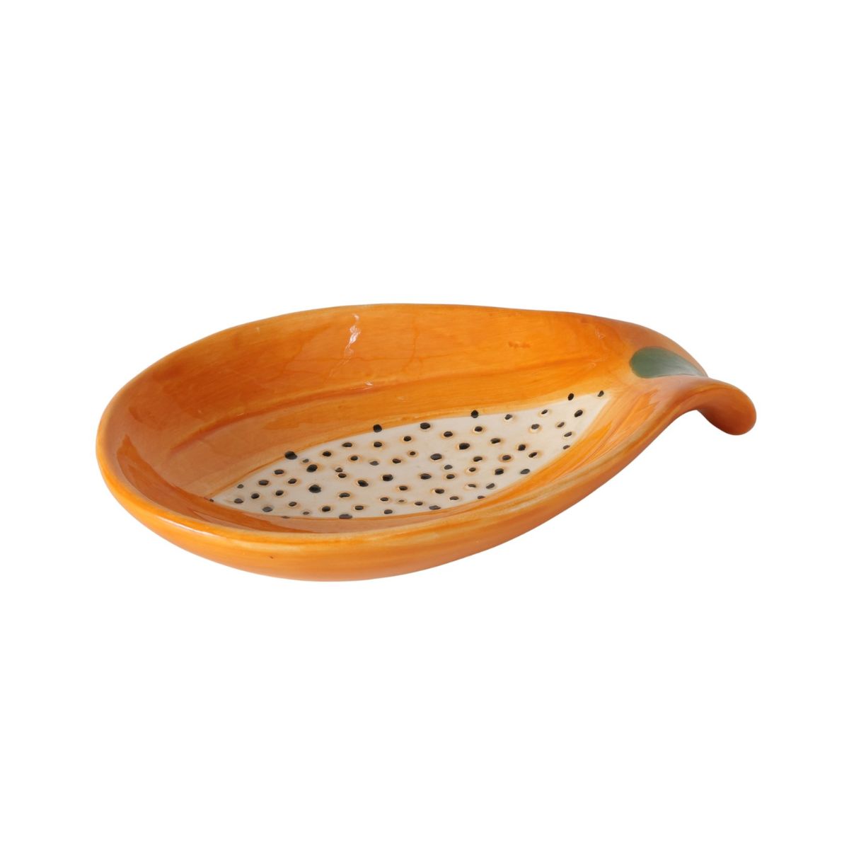 Bol de servire portocaliu din ceramica 15,5 x 10 cm Papaya Boltze, 1, hectarul.ro