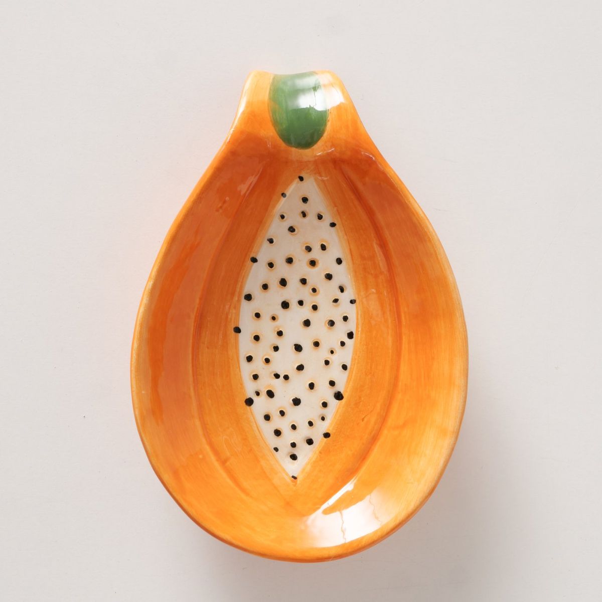 Bol de servire portocaliu din ceramica 15,5 x 10 cm Papaya Boltze, 3, hectarul.ro