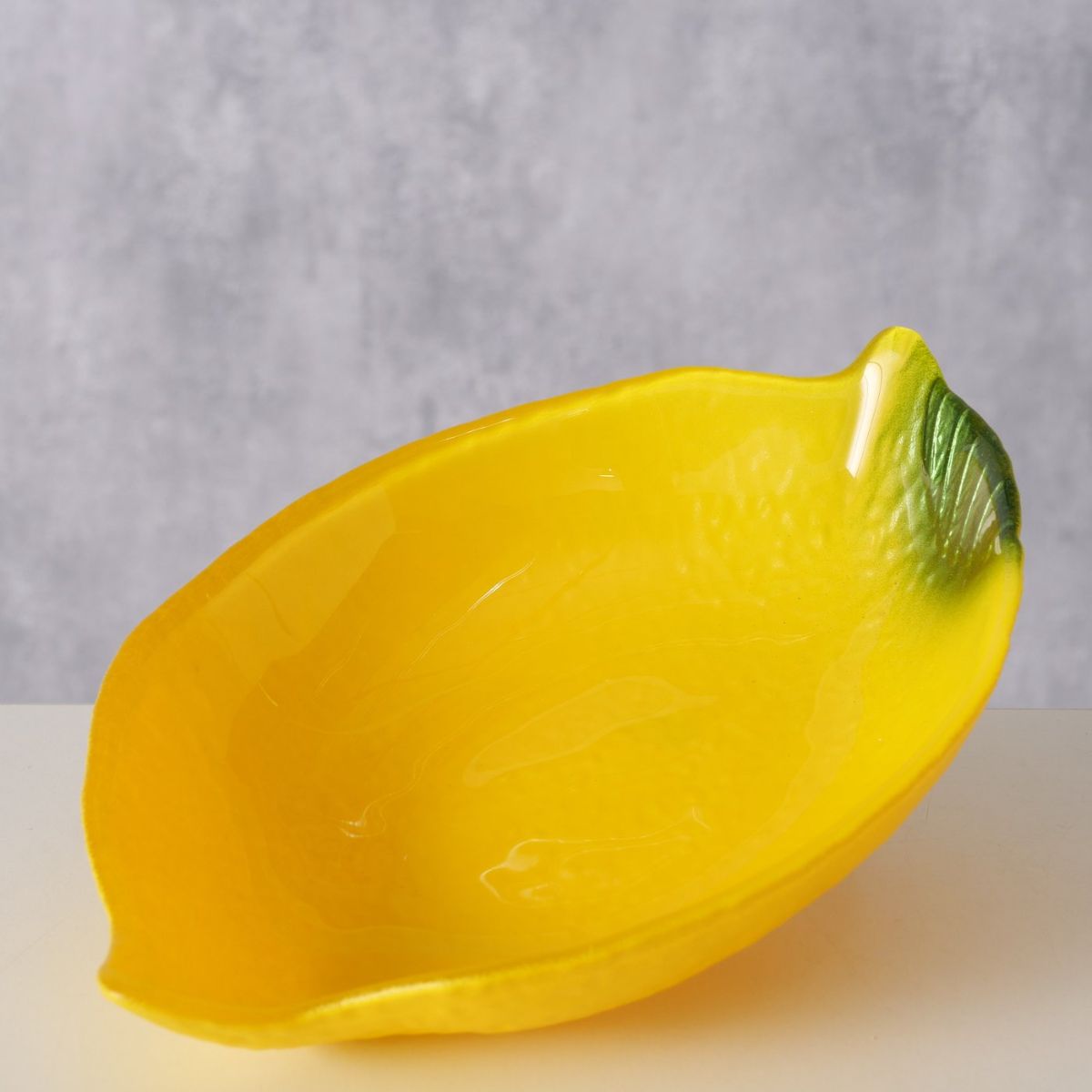 Bol galben/verde 16,5x11 cm, 450 ml, Limone Boltze design lamaie, 2, hectarul.ro