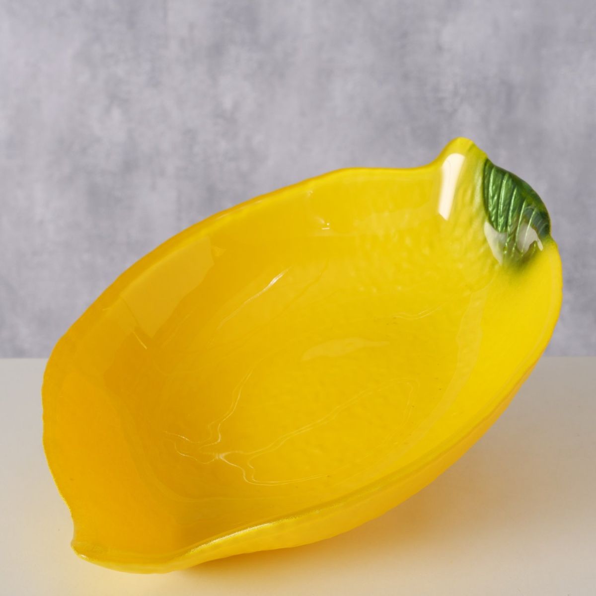 Bol galben/verde 24x16 cm, 650 ml, Limone Boltze design lamaie, 2, hectarul.ro