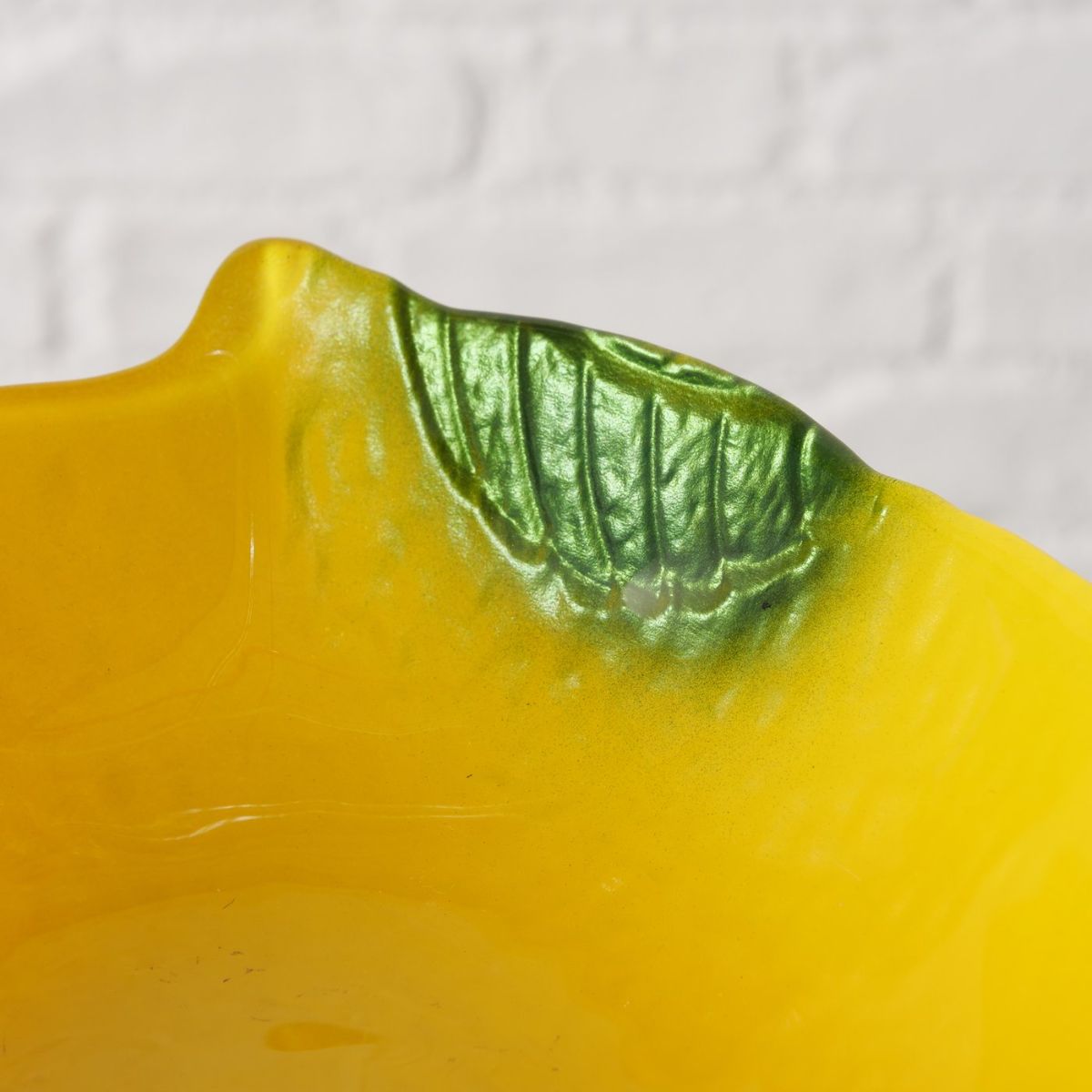 Bol galben/verde 24x16 cm, 650 ml, Limone Boltze design lamaie, 3, hectarul.ro