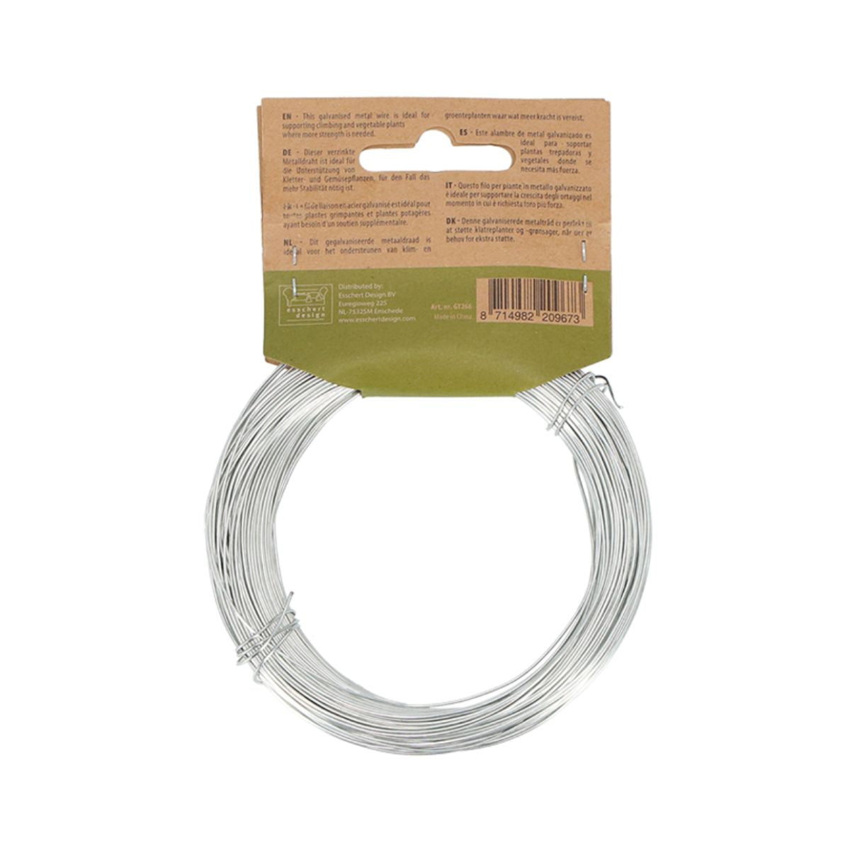 Cablu metalic galvanizat pentru gradinarit 50 m Esschert Design