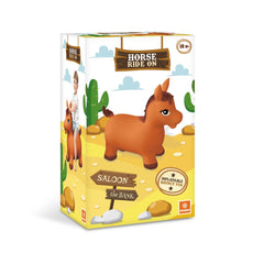 Calut de sarit din cauciuc 65x27x50 cm HORSE RIDE ON