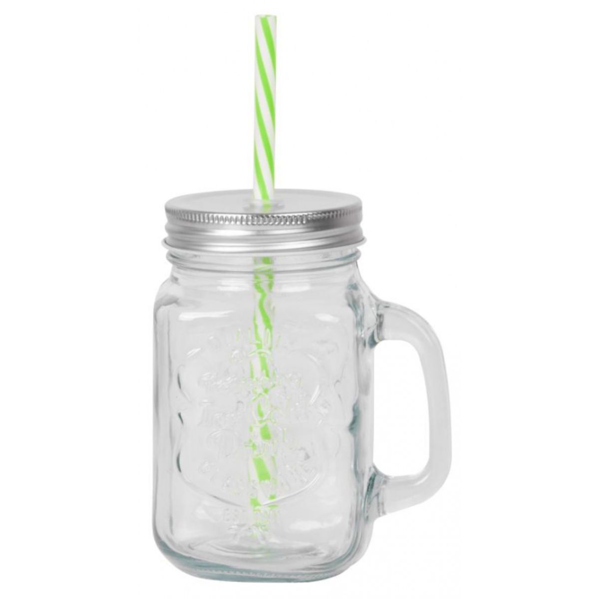 Cana cu capac si pai din sticla 480 ml, 5, hectarul.ro