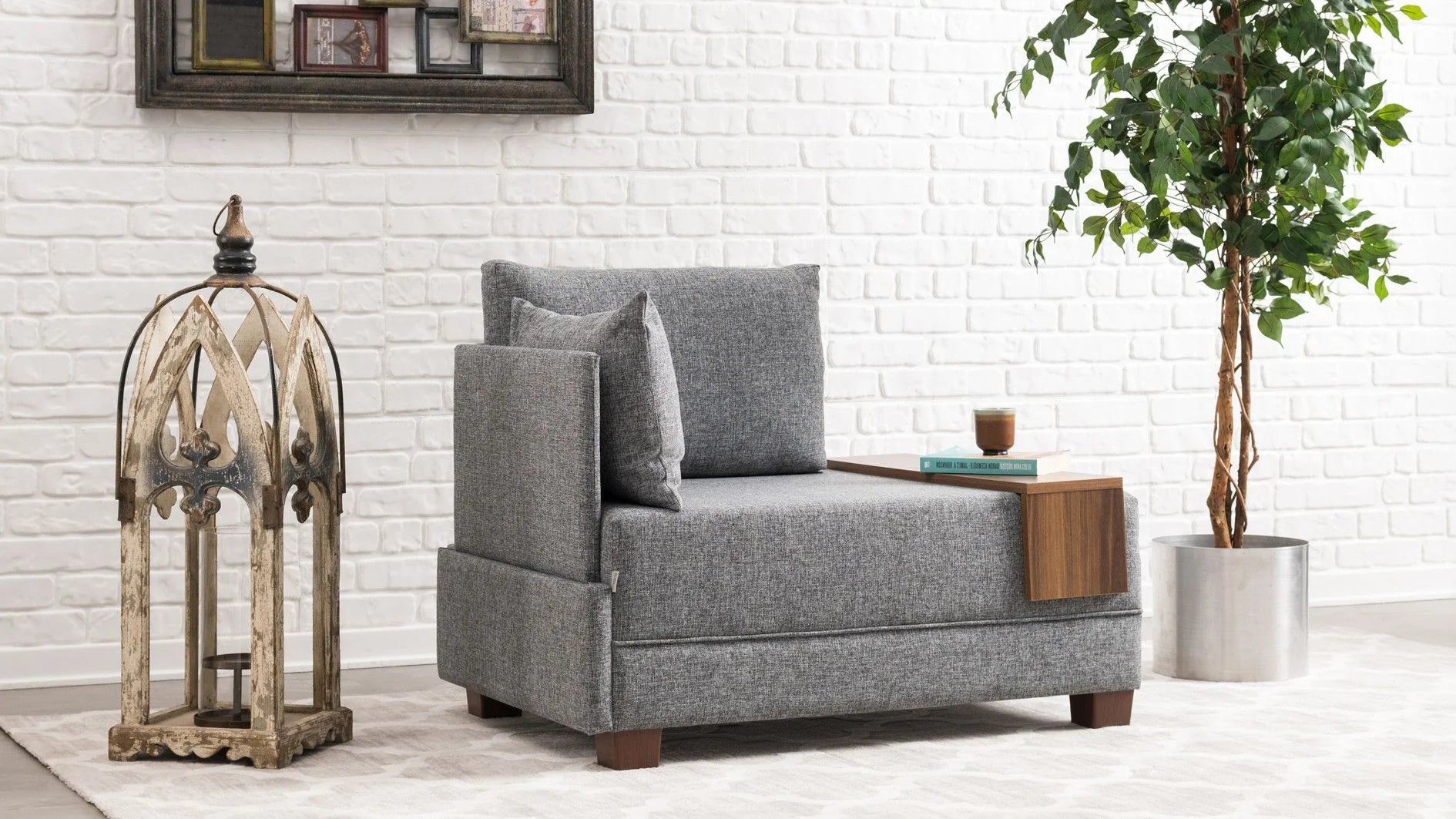 Fotoliu Fly Armchair Left - Grey