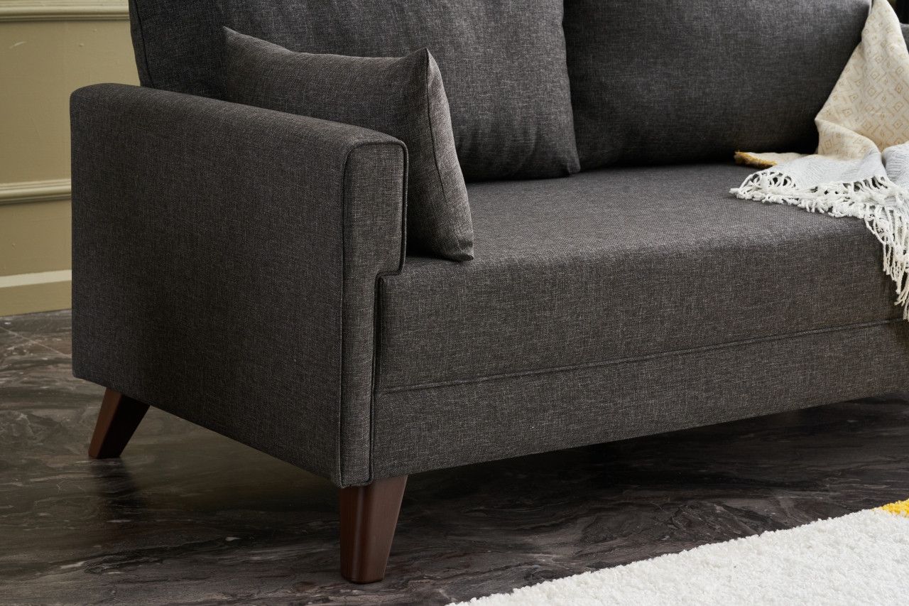 Canapea 2 locuri Bella Sofa - Anthracite