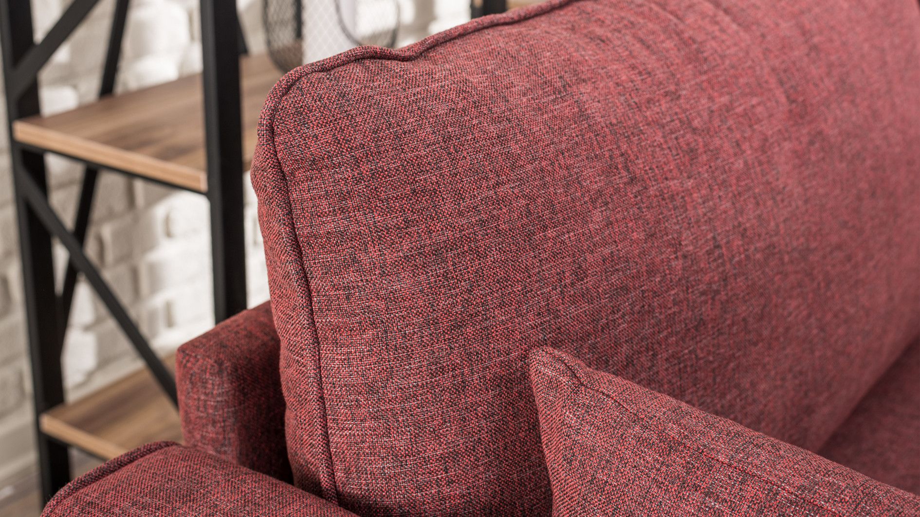 Canapea 2 locuri Bella Sofa - Claret Red