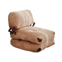 Fotoliu extensibil Fold Kadife - Camel