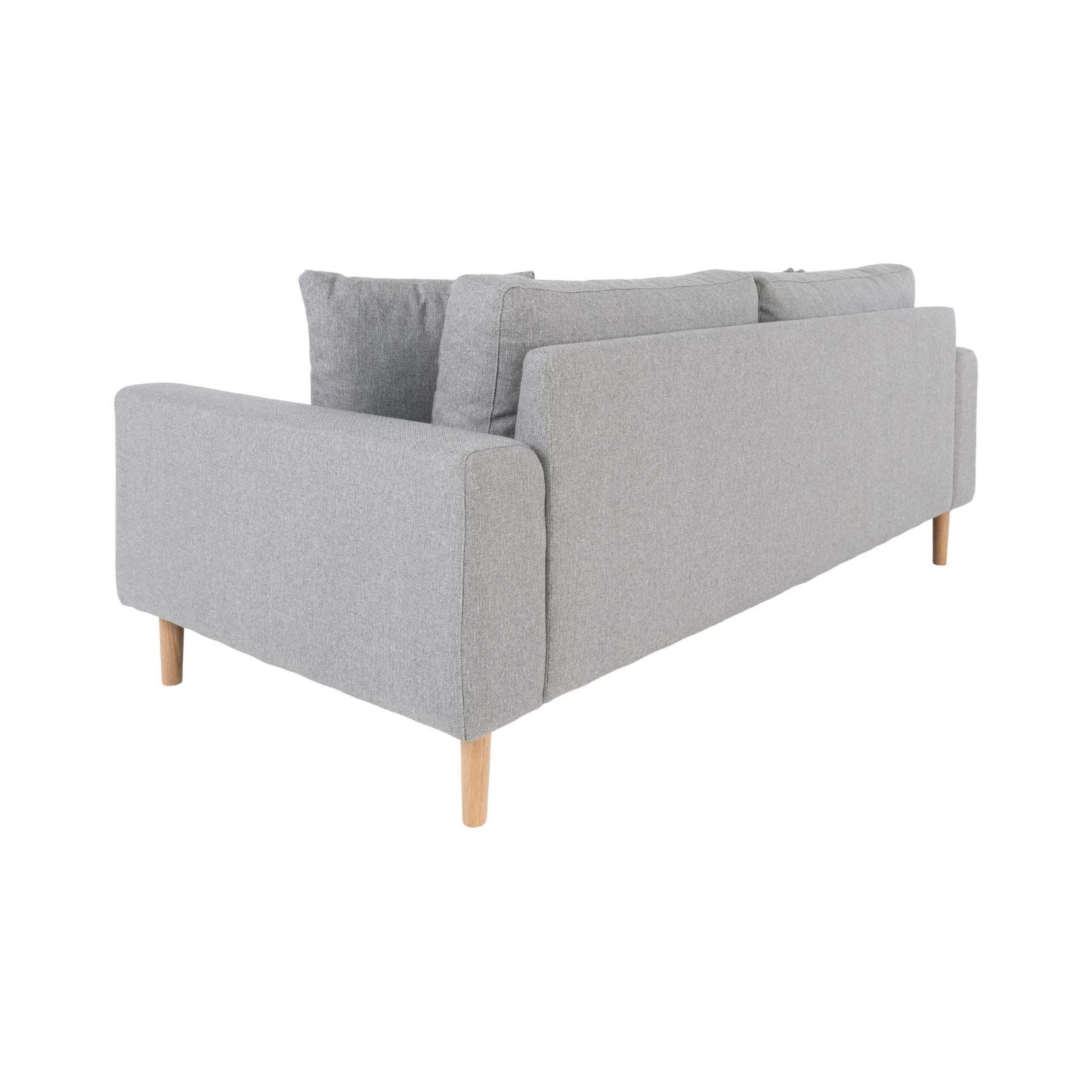 Canapea gri deschis din poliester 180 cm Lido House Nordic