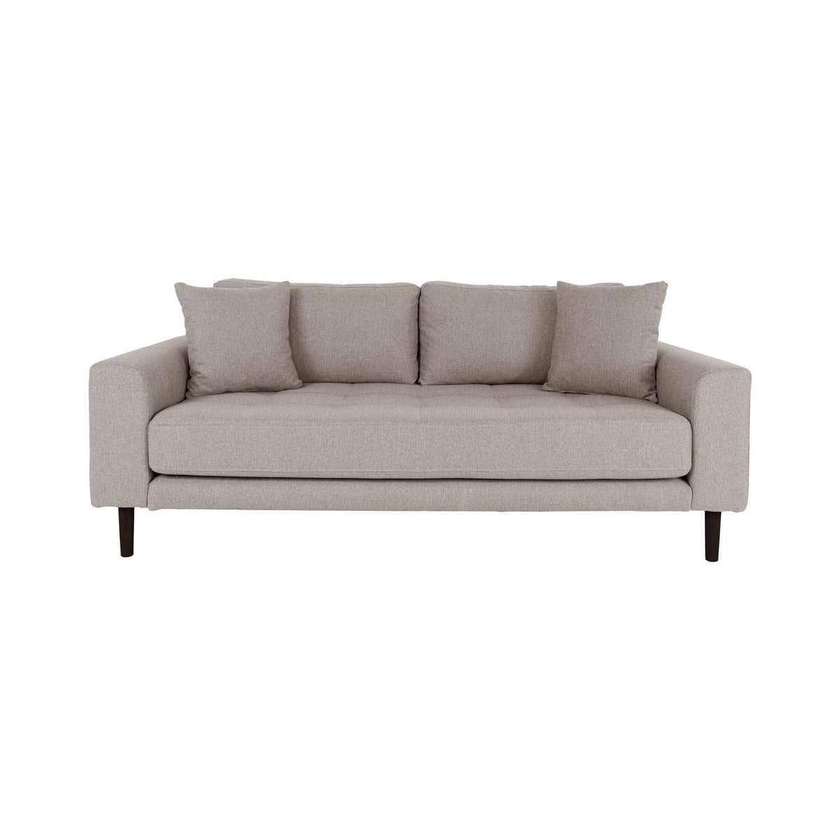Canapea gri stone din poliester 180 cm Lido House Nordic