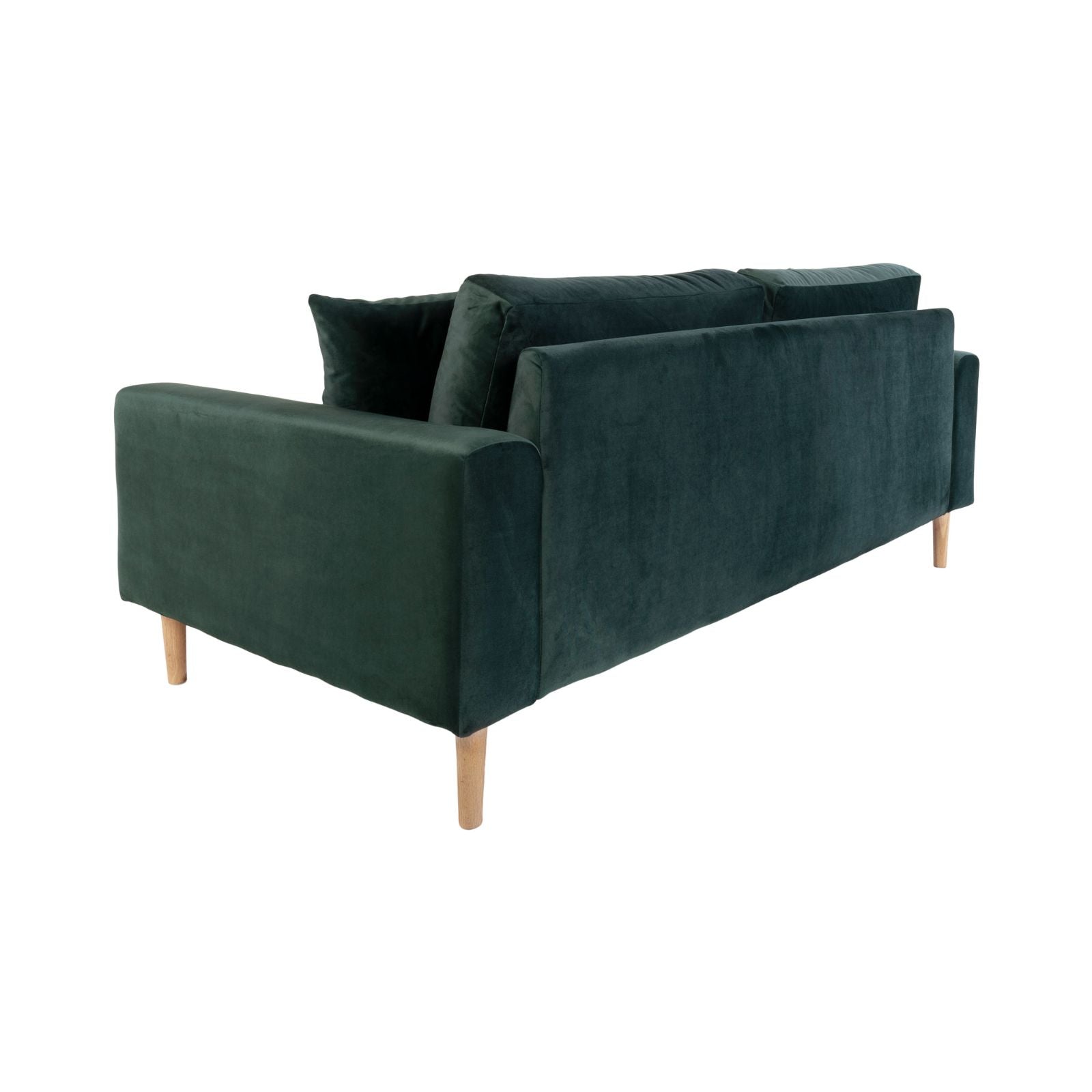 Canapea verde din catifea poliester 180 cm Lido House Nordic