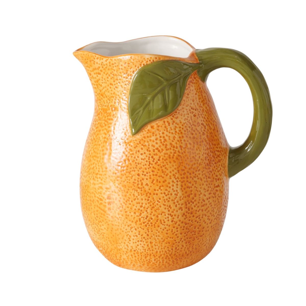 Carafa portocalie din ceramica 2400 ml Orange Boltze, 1, hectarul.ro