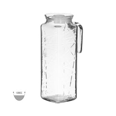 Carafa transparenta din sticla 1200cc 13X8X24 Inart