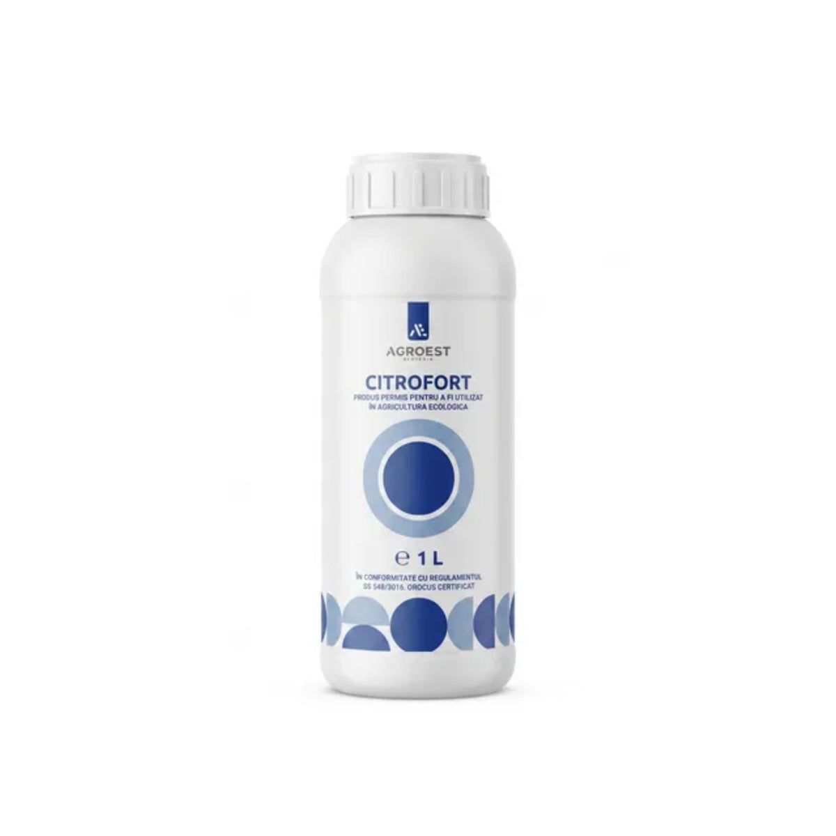 Citrofort 1 L bioprotector organic cu ulei de portocale pentru musculiță albă, afide și trips în solarii