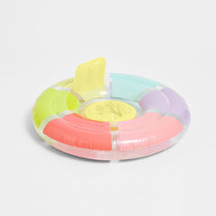 Colac gonflabil pentru bebelusi 70x70x25 cm Sunnylife Rainbow Gloss