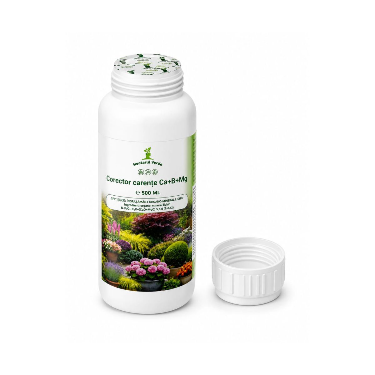 Corector carențe Ca+B+Mg Hectarul Verde 500 ml, fertilizant cu calciu, bor și magneziu, 2, hectarul.ro