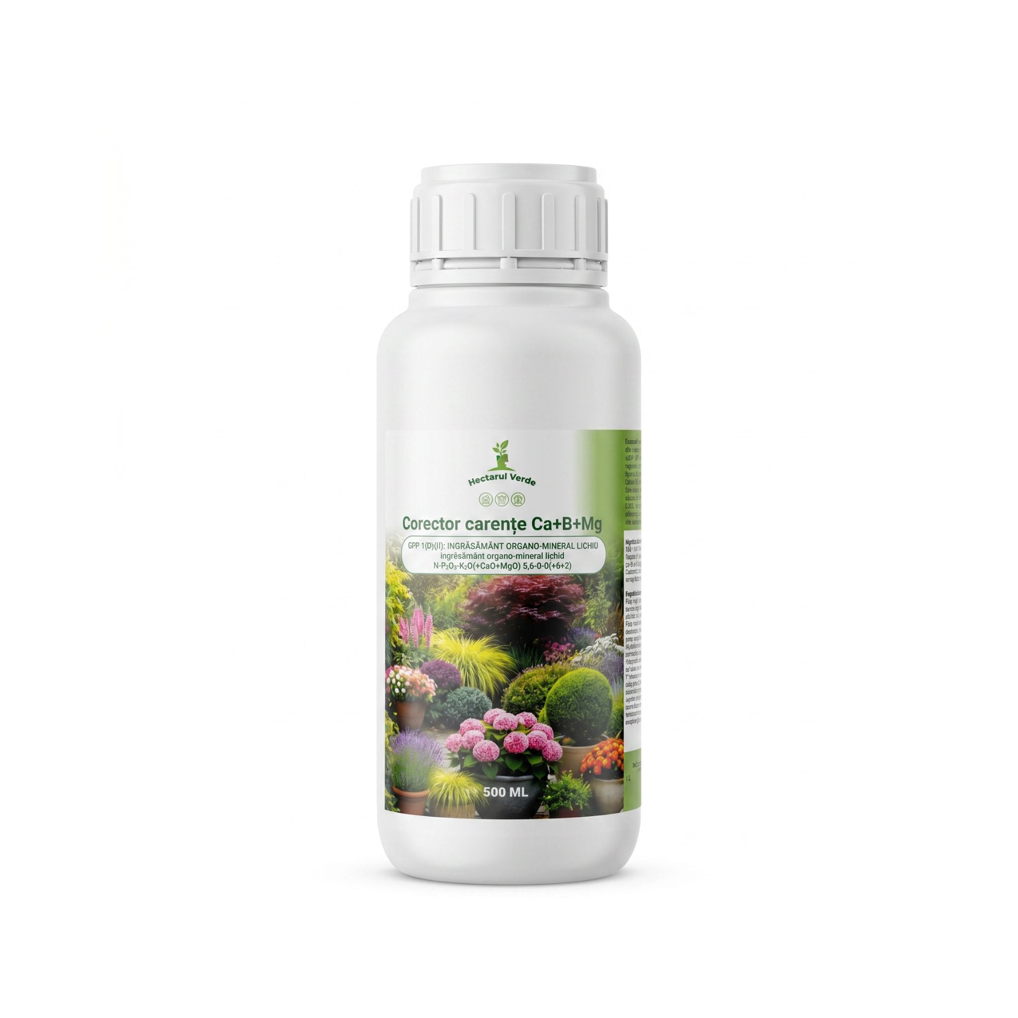 Corector carențe Ca B Mg Hectarul Verde 500 ml fertilizant cu calciu bor magneziu aminoacizi și acid fulvic, 1, hectarul.ro