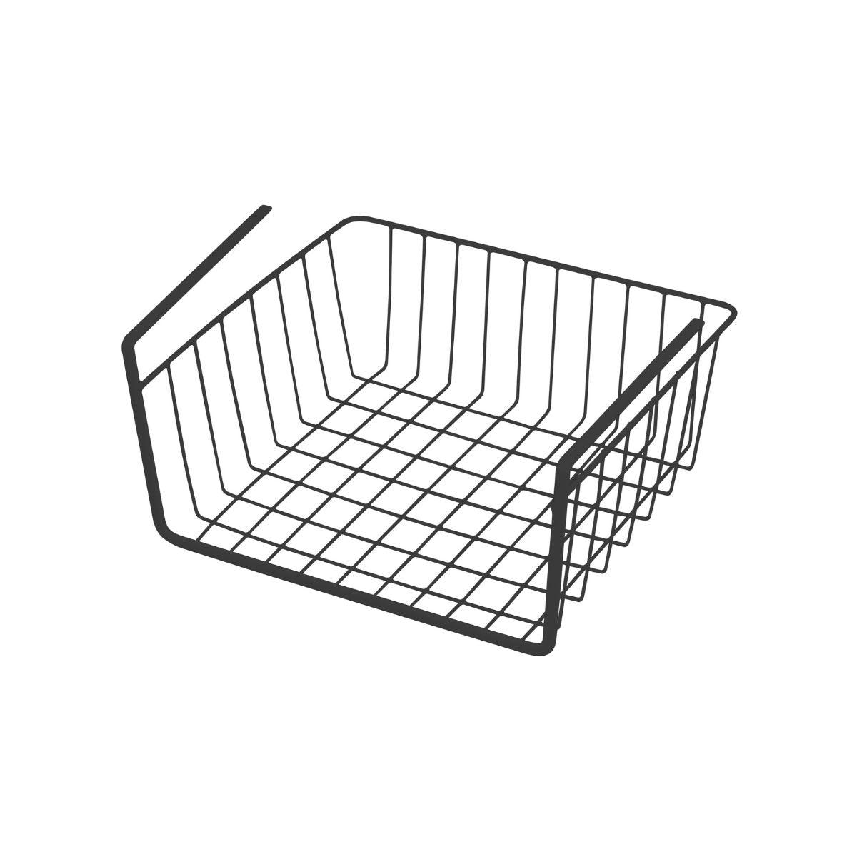 Cos de depozitare negru din sarma, suspendabil, 30 cm, Urban Living
