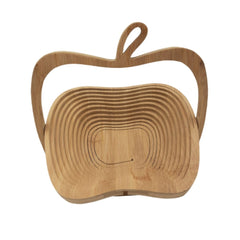 Cos de fructe din lemn