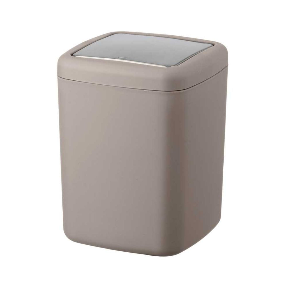 Cos de gunoi taupe din plastic 3 litri Barcelona S Wenko, 1, hectarul.ro