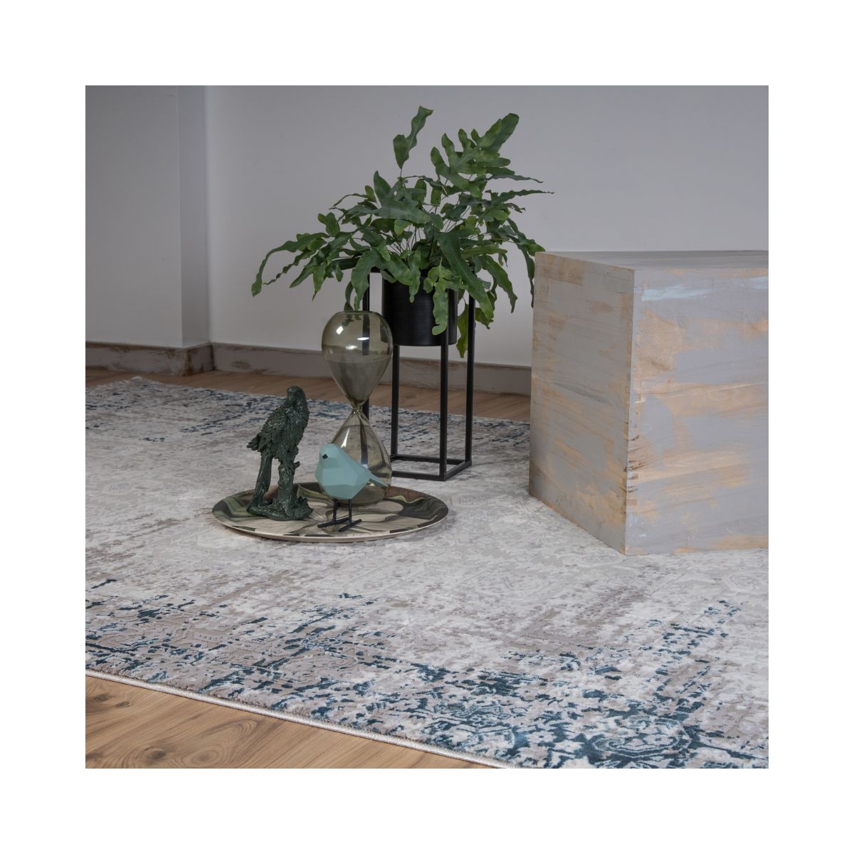 Covor albastru aqua din poliester My Phoenix 120 Obsession 120x170