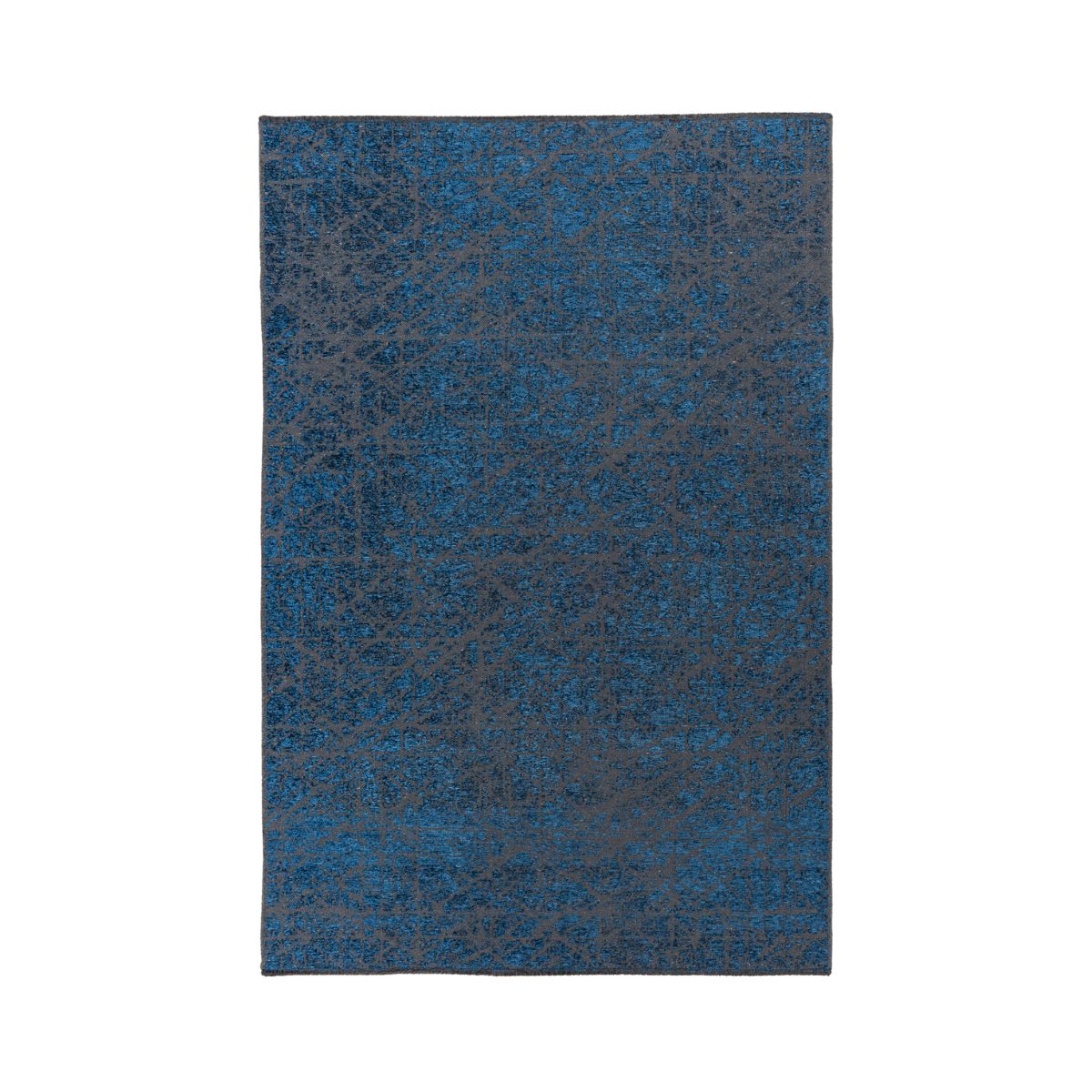 Covor albastru navy din bumbac si poliester My Amalfi 391 Obsession, 1, hectarul.ro
