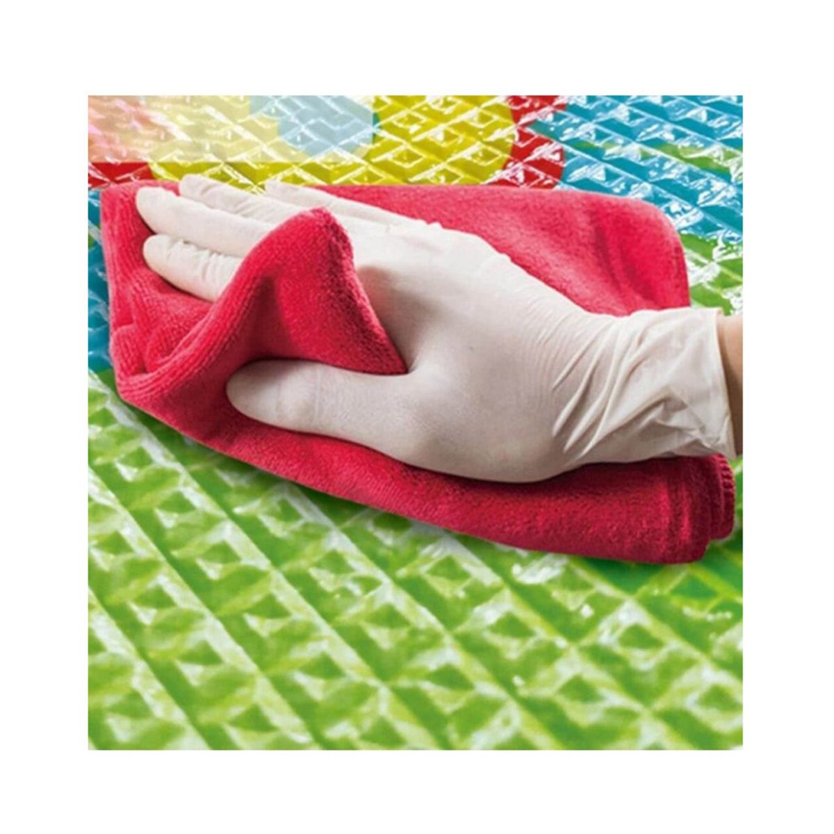 Covor de joaca puzzle pentru copii din spuma EVA, 60 x 60 cm, 4 piese - EP 1008A