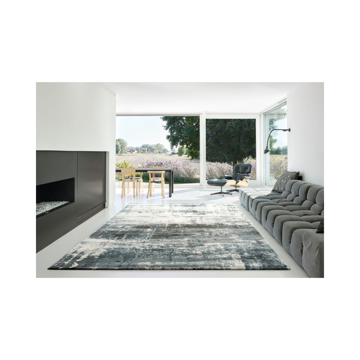 Covor gri din polipropilenă Argentum 63378 Ragolle 200x290
