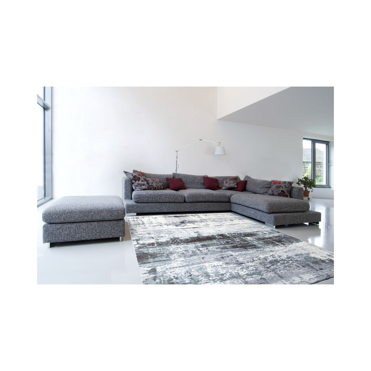Covor gri din polipropilenă Argentum 63378 Ragolle 240x330