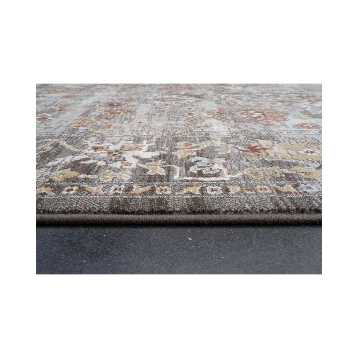 Covor gri-rosu din polipropilenă Argentum 63839 Ragolle 200x290