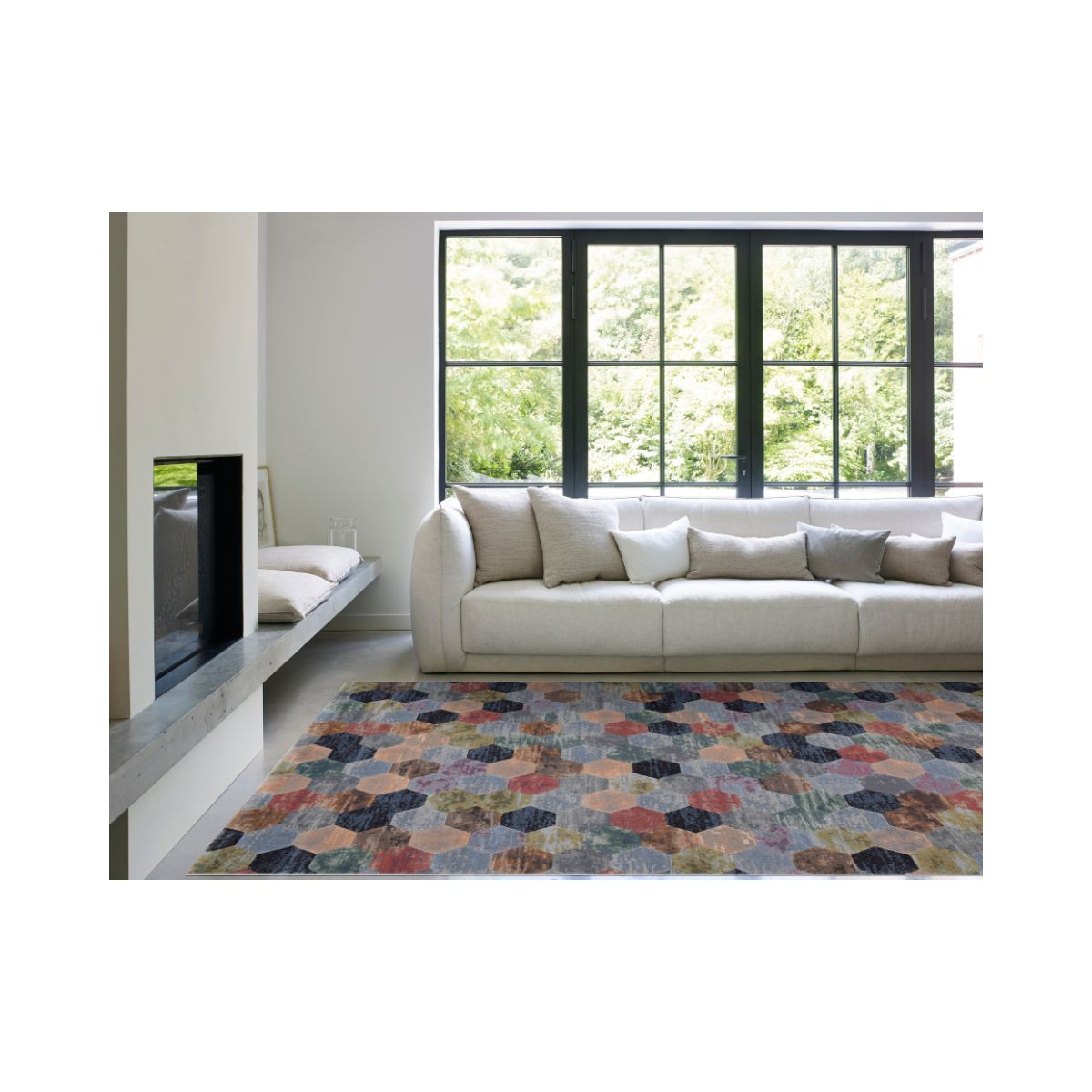 Covor multicolor din polipropilenă Argentum 63456 Ragolle 133x195