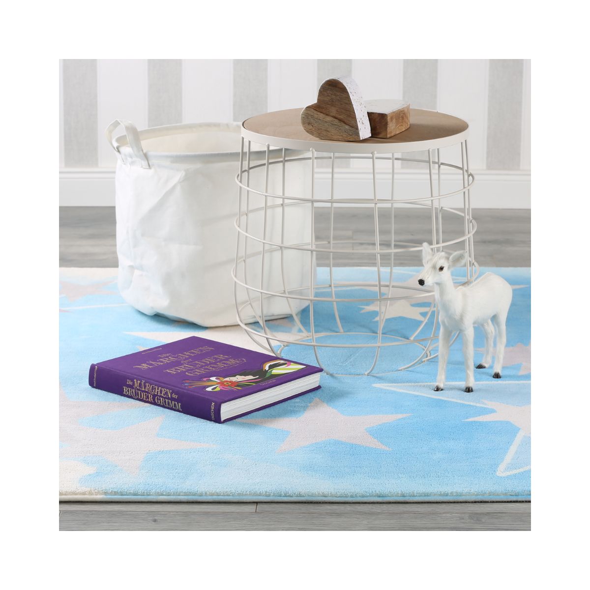 Covor pentru copii albastru din poliester My Stars 410 Obsession 120x170