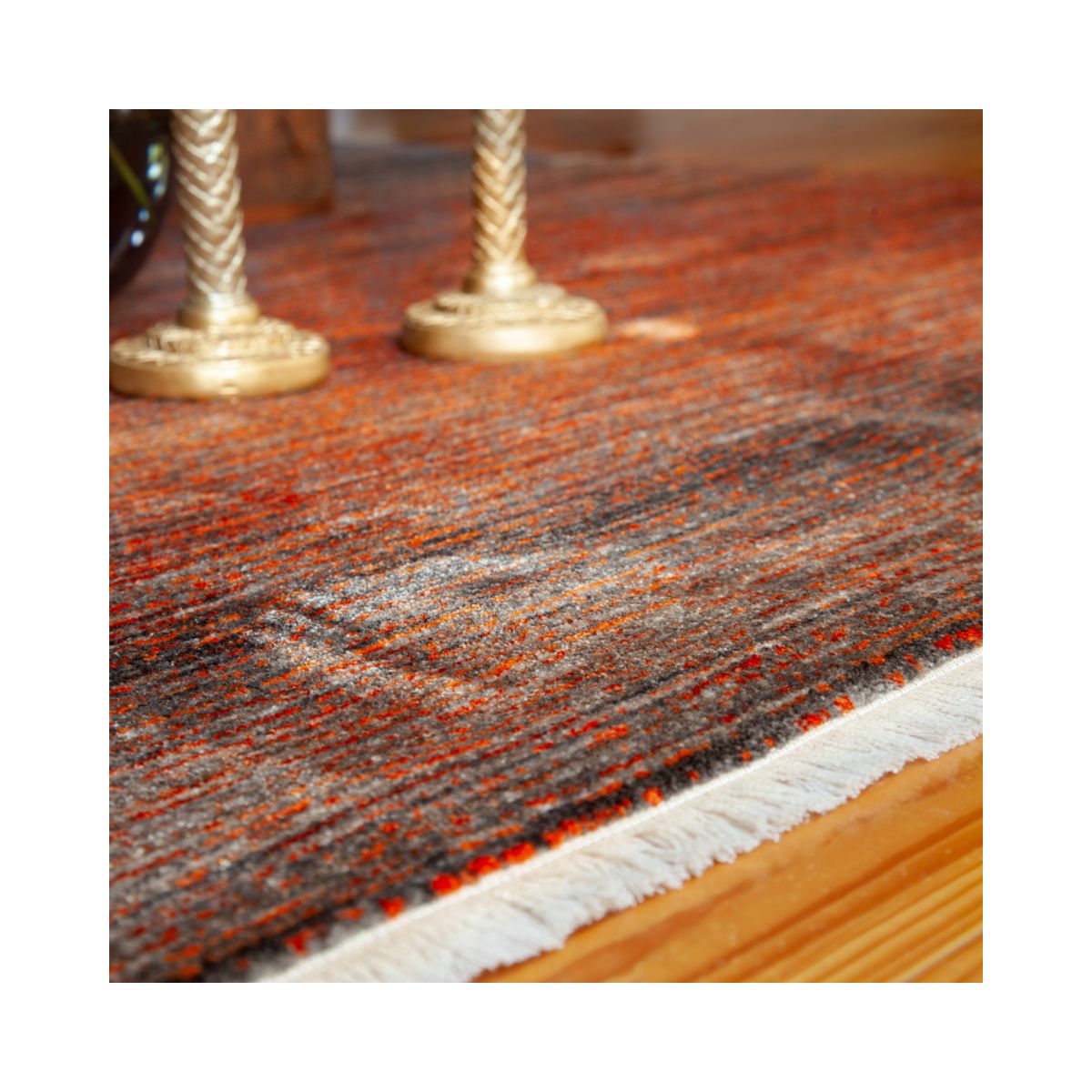 Covor rosu coral din poliester My Laos 468 Obsession 160x230