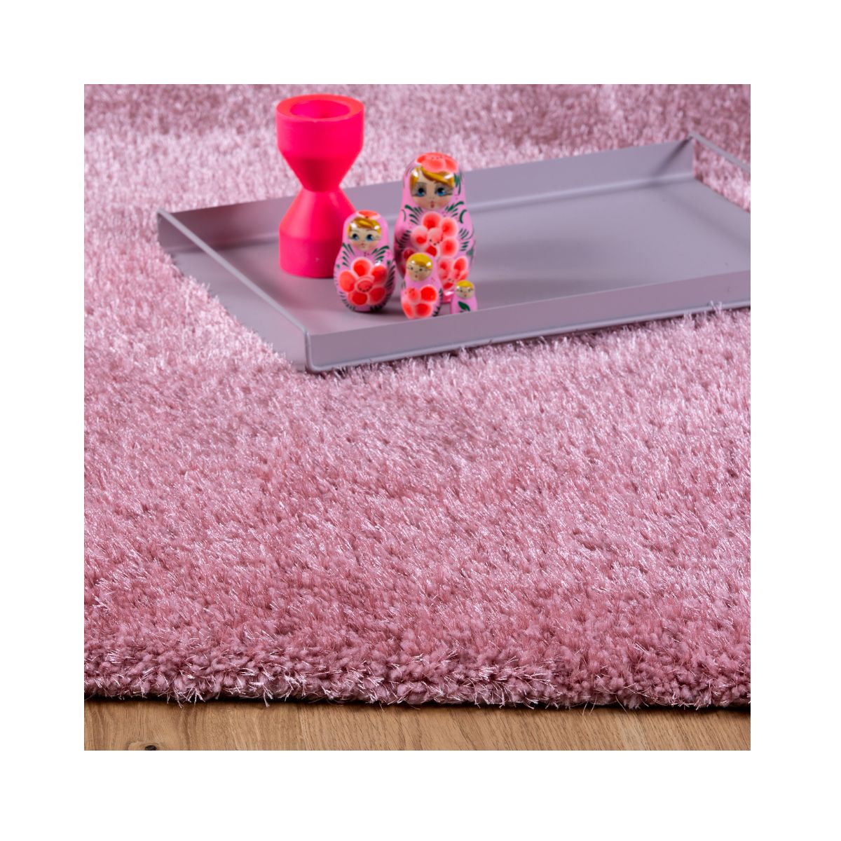 Covor roz pal din poliester My Emilia 250 Obsession 160x230