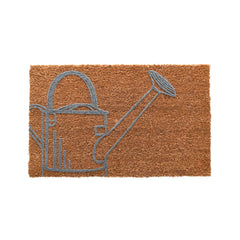 Covoras intrare maro din fibra de cocos si PVC Watering Can Esschert Design