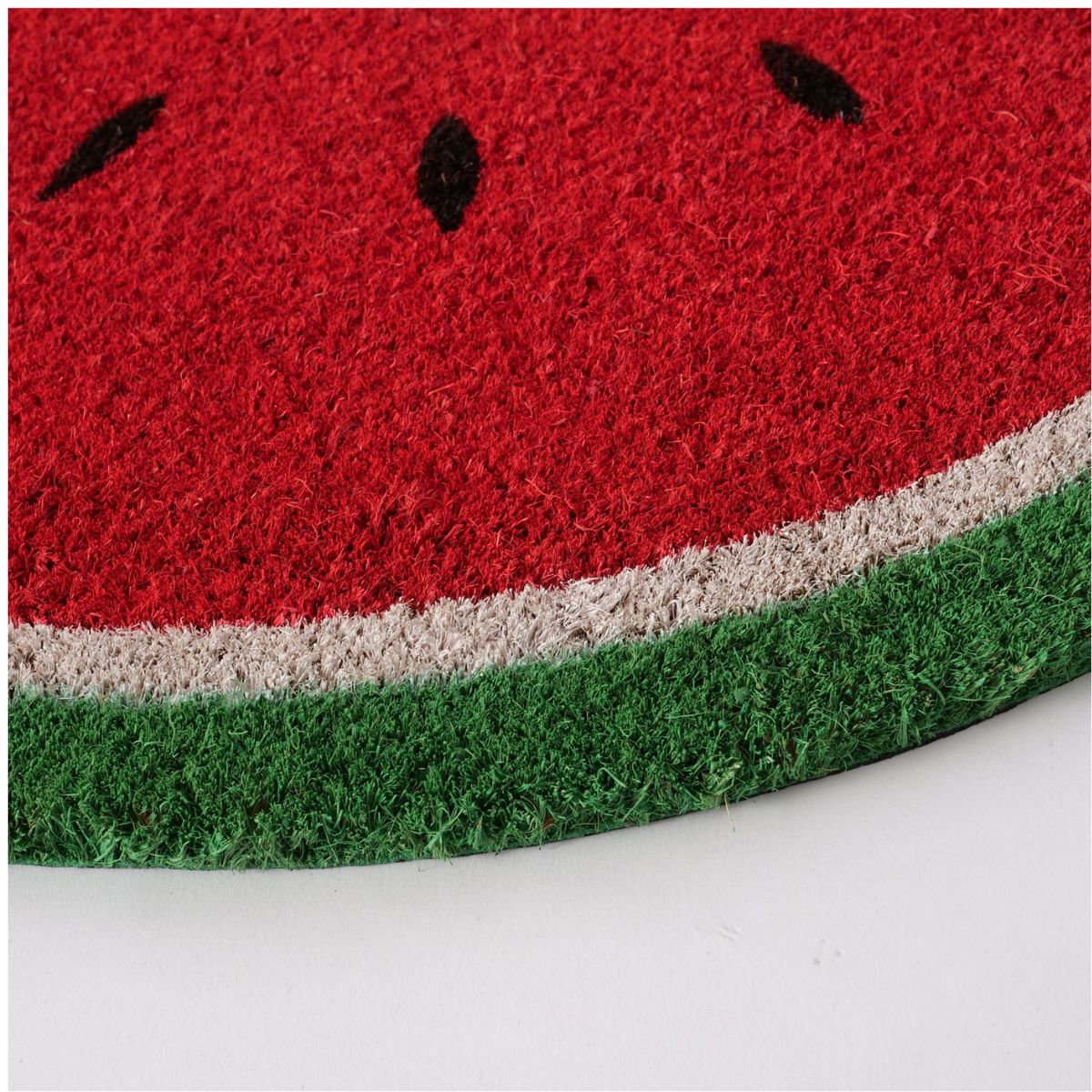 Covoras intrare rosu/verde din fibra de cocos si polipropilena Melone Boltze, 2, hectarul.ro