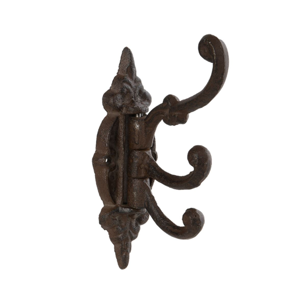 Cuier ruginiu rotativ din otel turnat S Esschert Design, 2, hectarul.ro