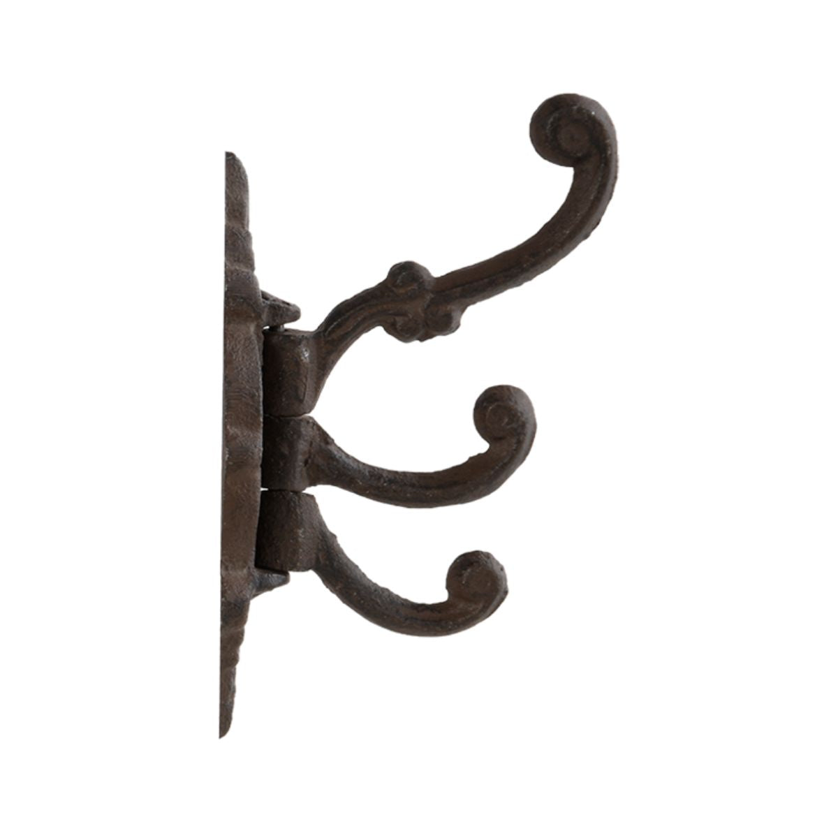 Cuier ruginiu rotativ din otel turnat S Esschert Design, 3, hectarul.ro