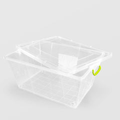 CUTIE DEPOZITARE CU ROTI, 58L Sterk Plast