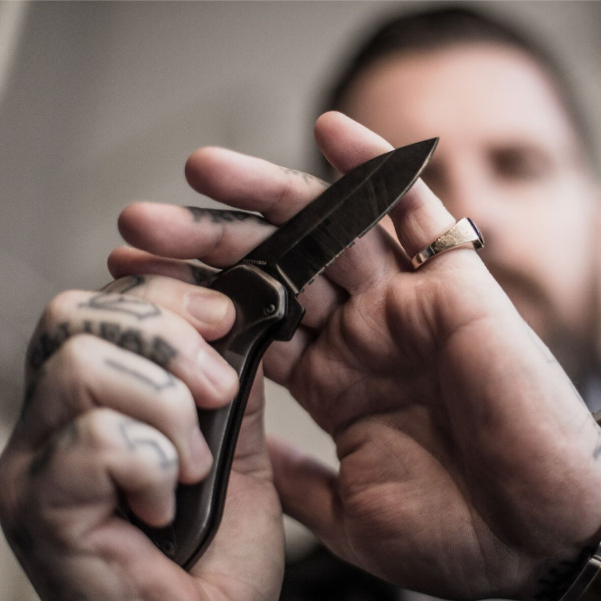 Cutit de buzunar EDC (everyday carry), pliabil , GERBER,Highbrow Compact Blue